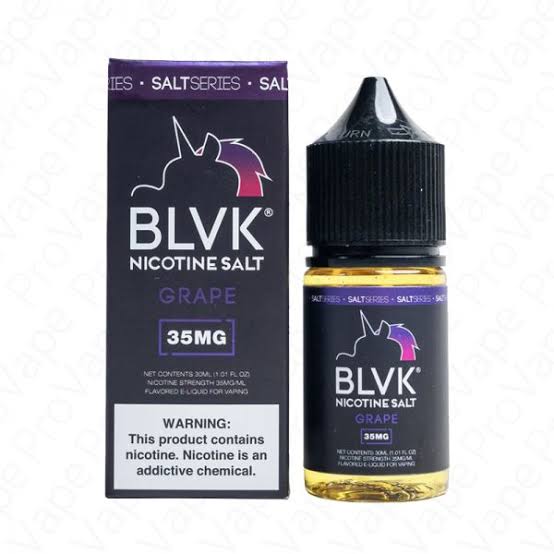 BLVK Unicorn Nicotine Salt Grape 30ml Vape Store India